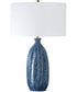 Bixby Blue Table Lamp