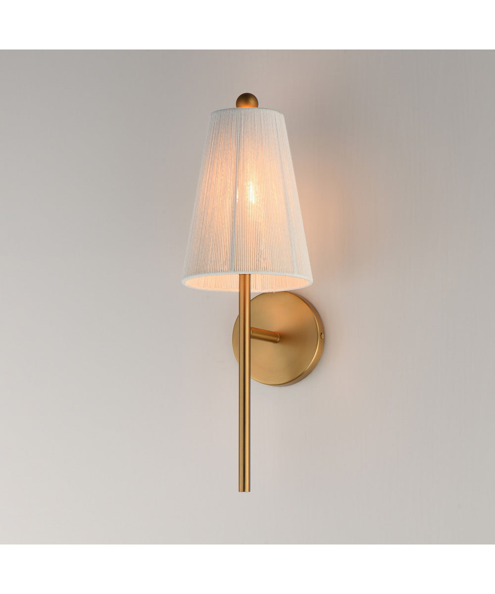 Valette 1-Light Wall Sconce Natural Aged Brass