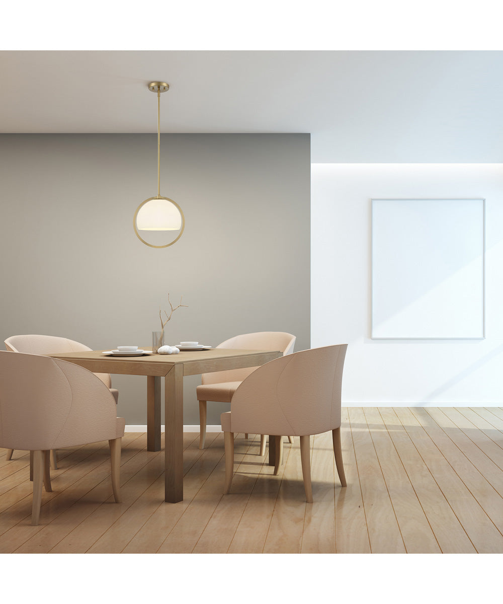 Eterna 1 Light Pendant Brushed Gold