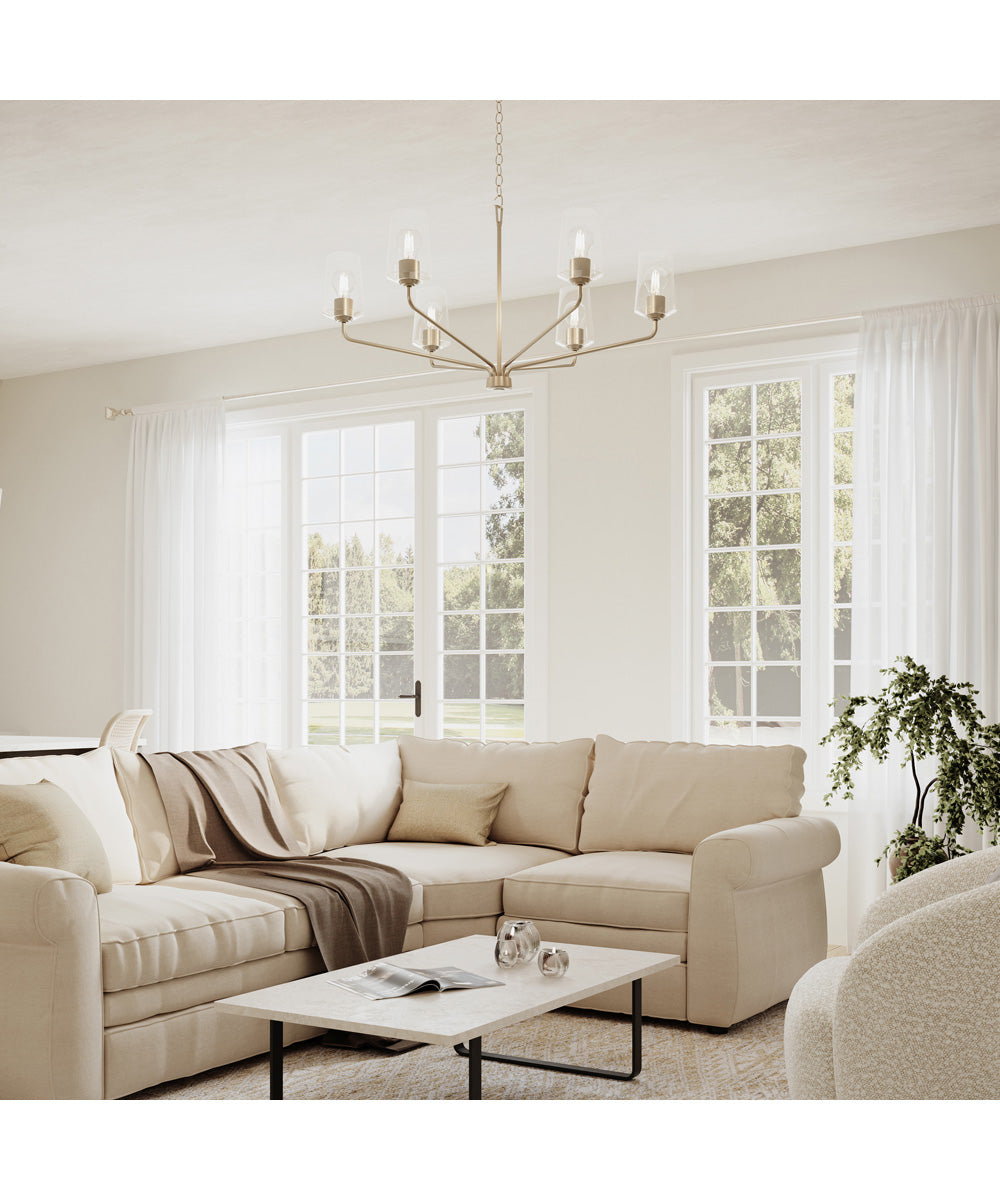 Celino 6-Light Large Chandelier Brushed Nickel