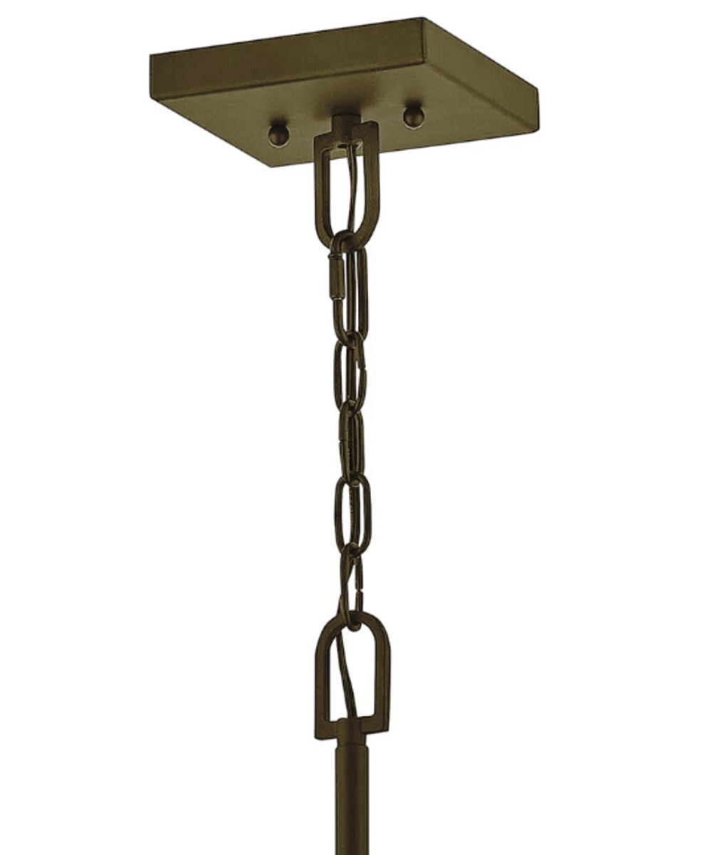Max 1-Light Extra Large Hanging Lantern 12v in Burnished Bronze