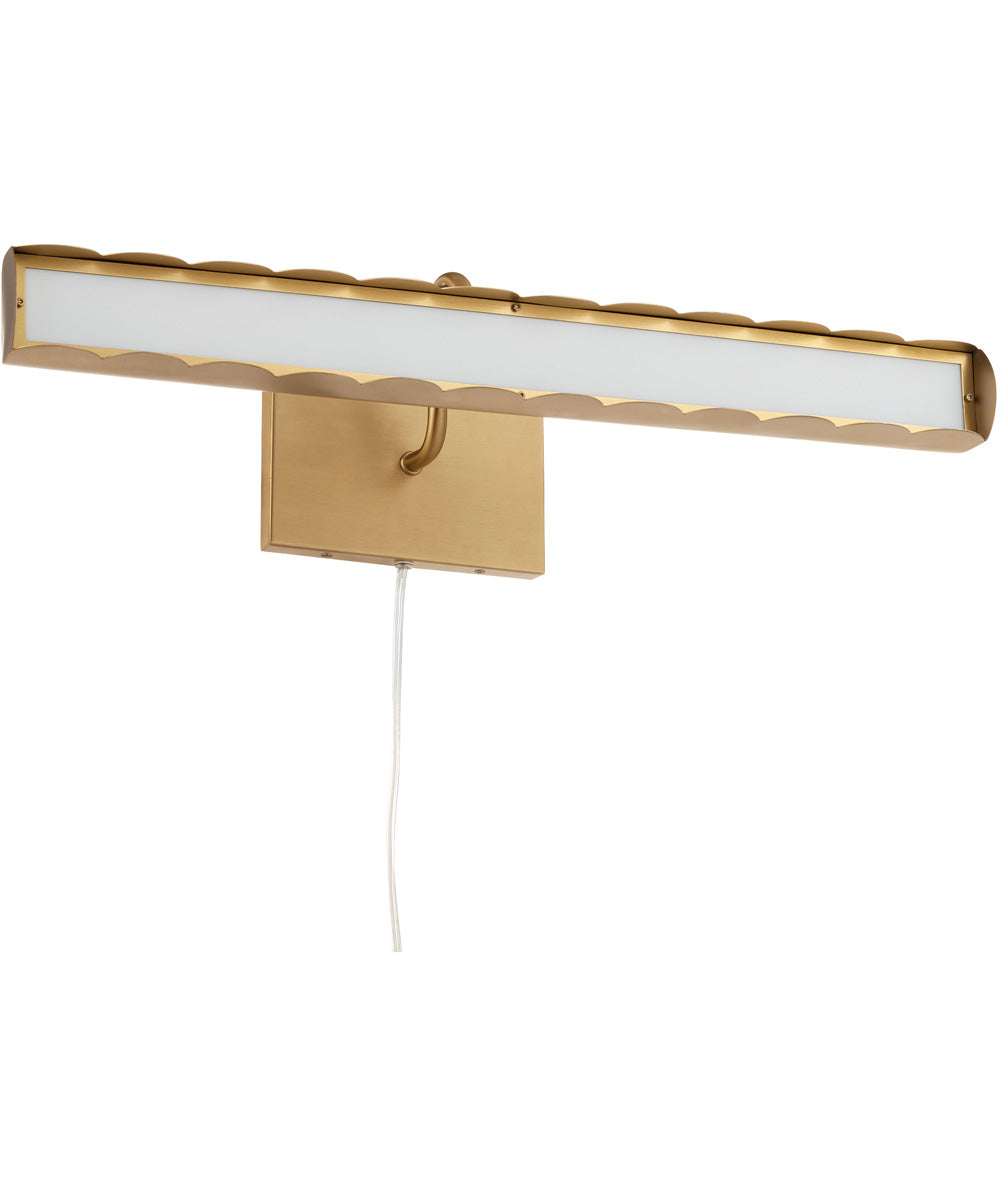 Karnes Wall Mount Light Fixture Aged Brass