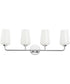 Celino 4-Light Bath & Vanity Polished Chrome