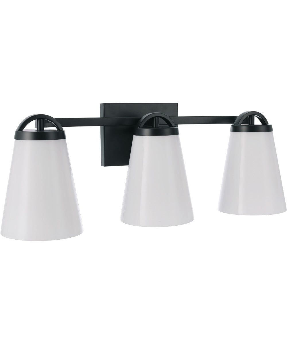 Zane 3-Light Lighting Flat Black