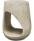 Lithos Gray Outdoor Accent Table