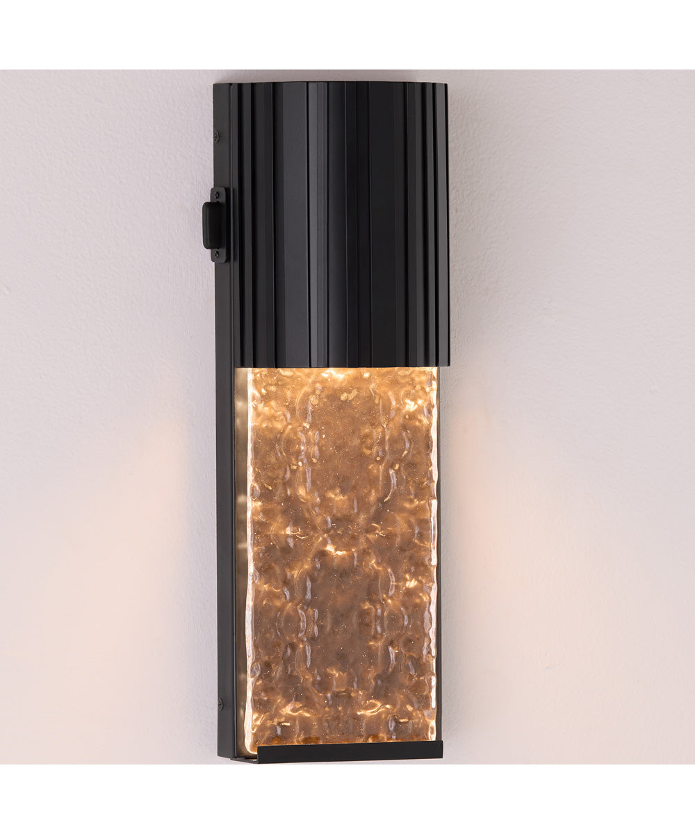 Cascata Outdoor Wall Sconce Wall Mount Light Fixture Black|Aged Copper