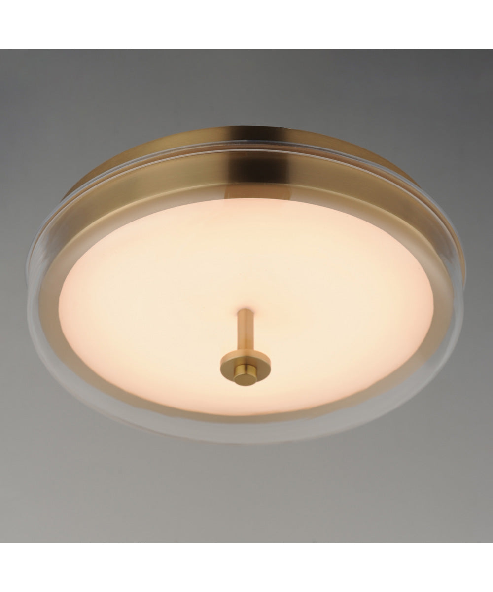Voto LED Flush Mount Natural Aged Brass