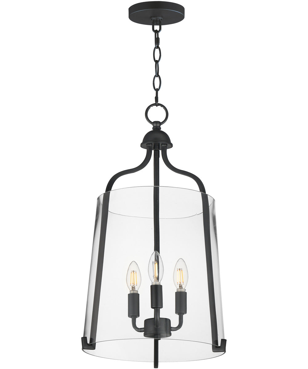 Bellmore 3-Light Foyer Pendant Black