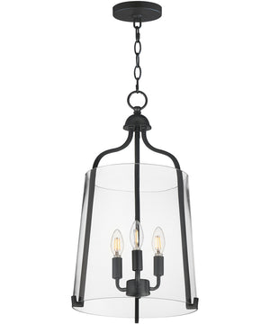 Bellmore 3-Light Foyer Pendant Black