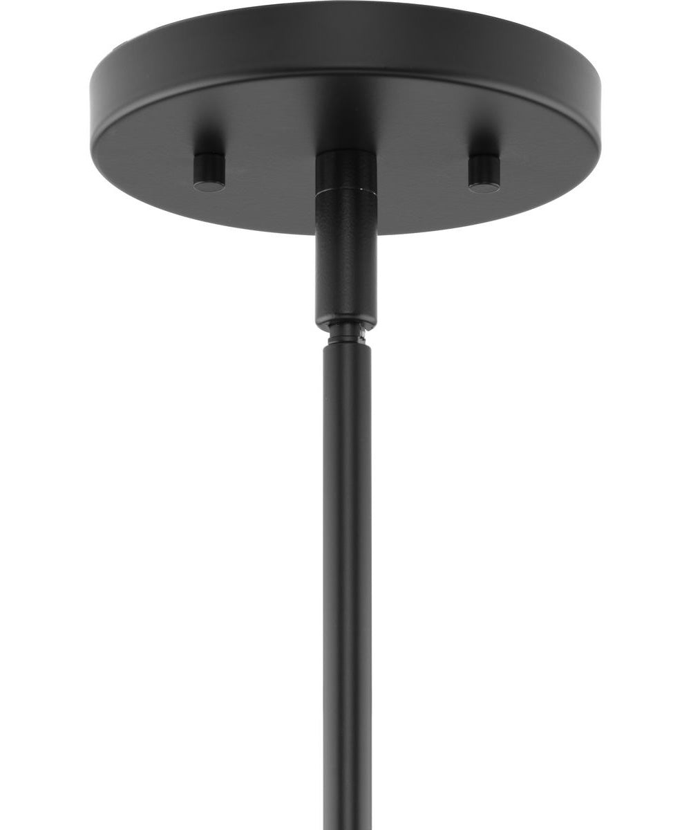 Latham 18 in. 3-Light Flush Mount Matte Black