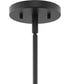 Latham 18 in. 3-Light Flush Mount Matte Black