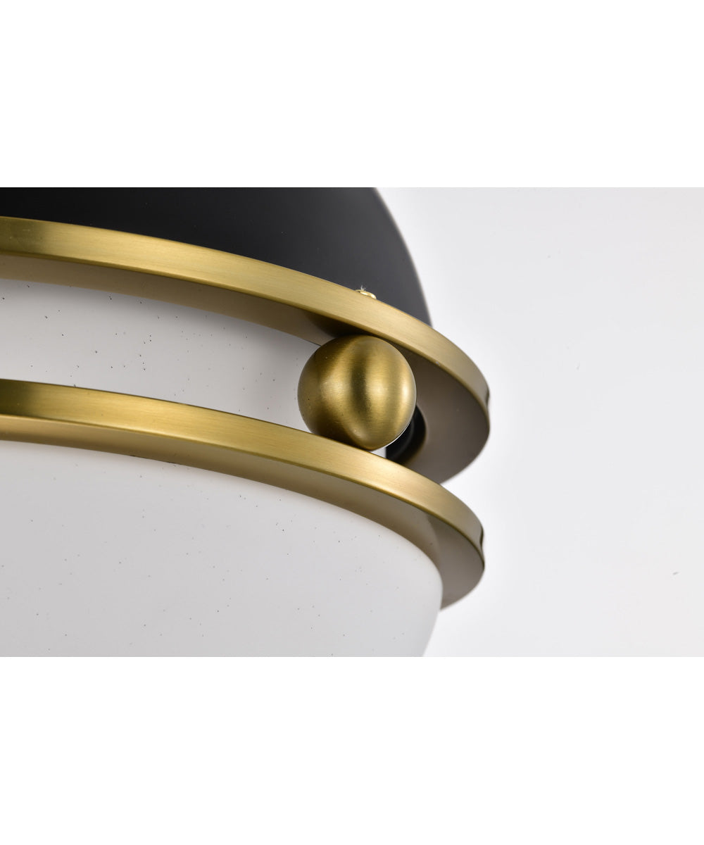 Everton 1-Light Pendant Matte Black