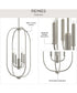 Reines 4-Light Foyer Pendant Brushed Nickel