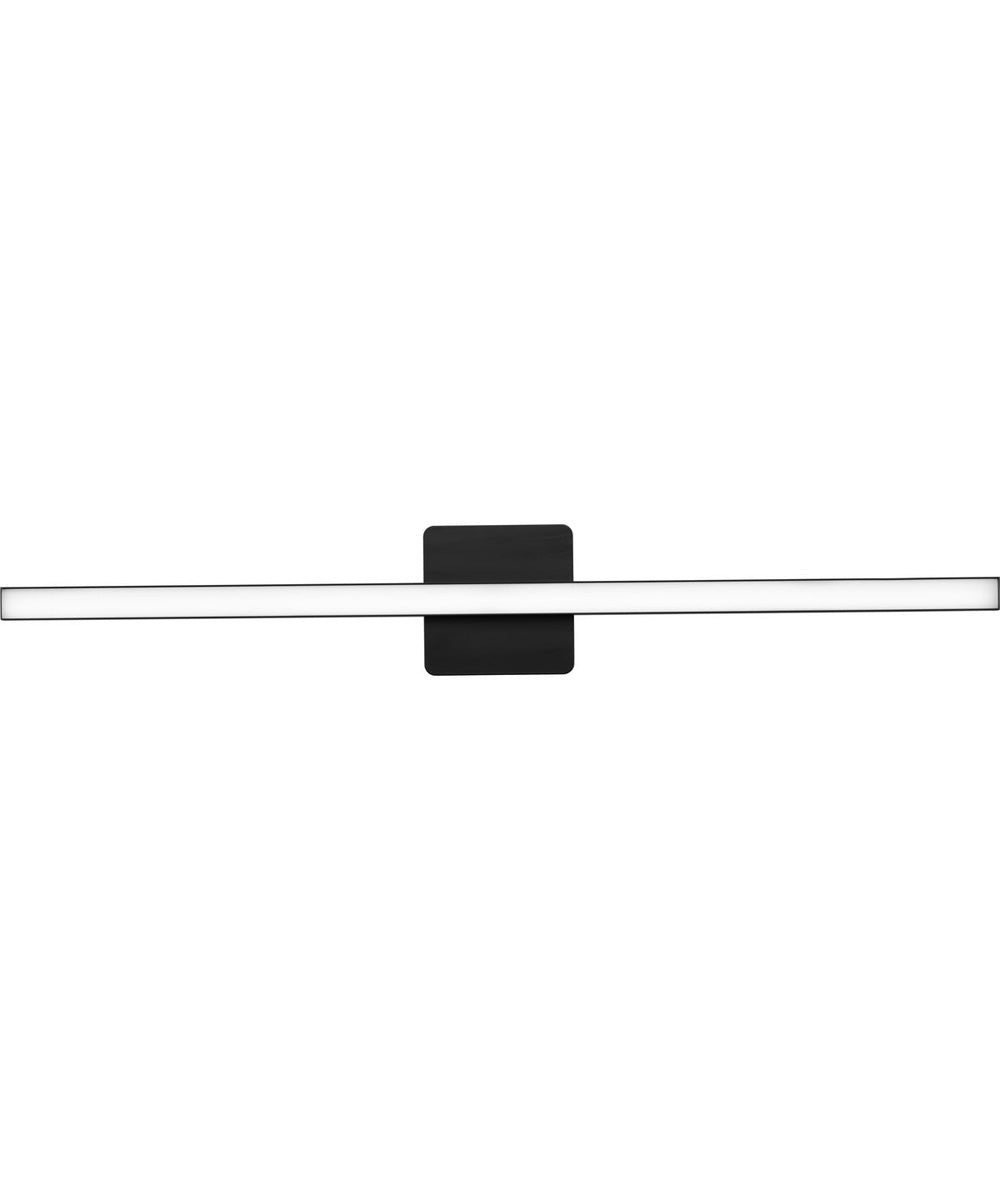 Phase 4 32 in. Large Modern Integrated 3CCT Integrated LED Linear Vanity Light Matte Black