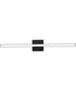 Phase 4 32 in. Large Modern Integrated 3CCT Integrated LED Linear Vanity Light Matte Black