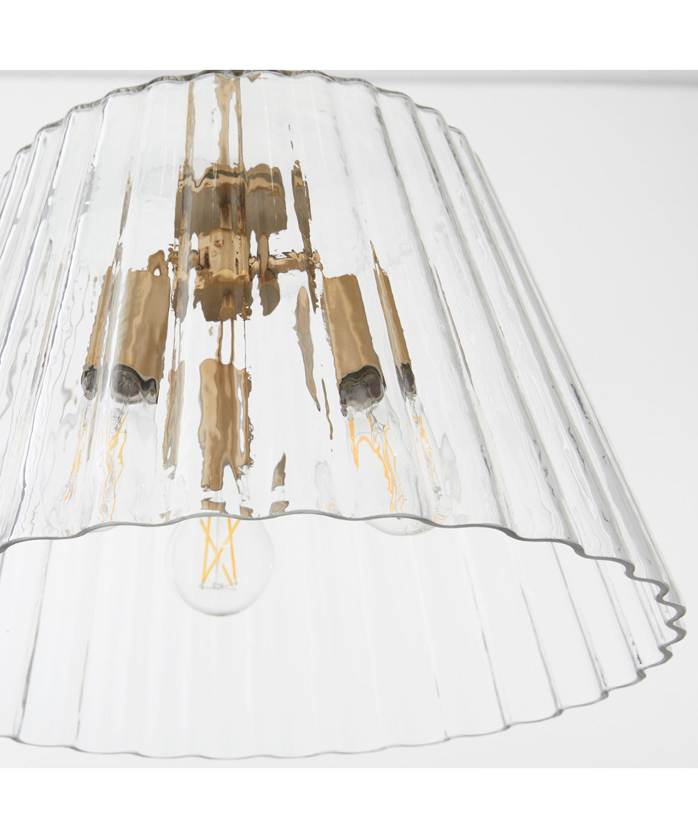 Lawton 3-light Pendant Brushed Brass