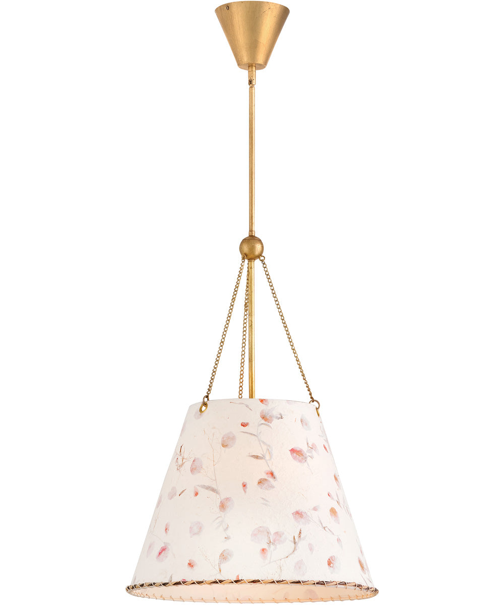 Primrose 3-Light Large Pendant in Distressed Brass