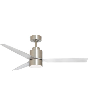 Falcon DC 52 inch Indoor/Outdoor Fan w LED Light Kit Satin Nickel