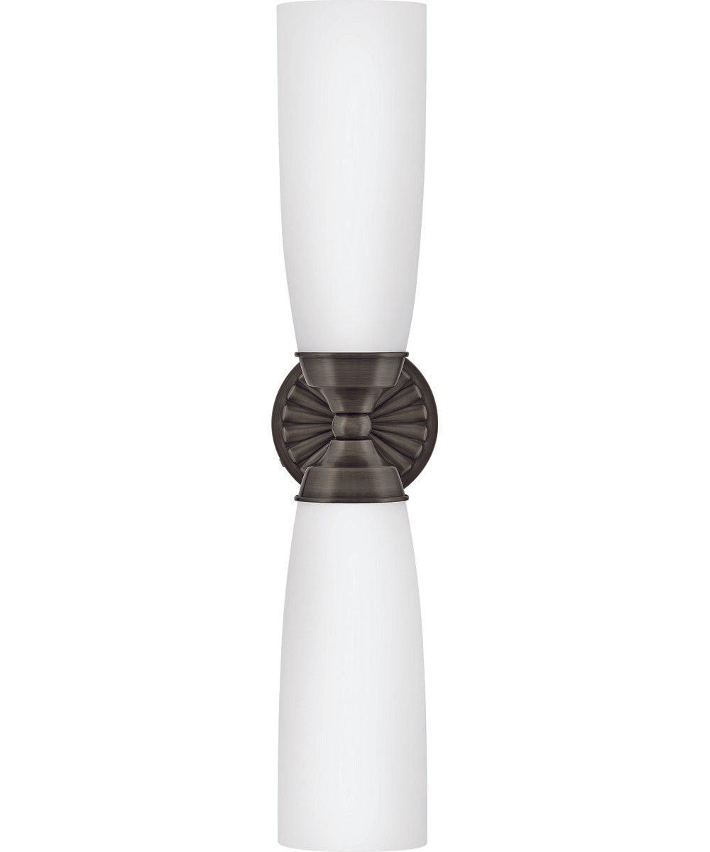 Alexis 2-Light Large Two Light Sconce in Black Oxide