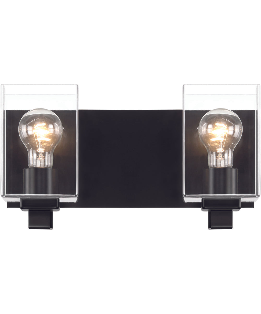 McClane 2-Light Lighting Flat Black