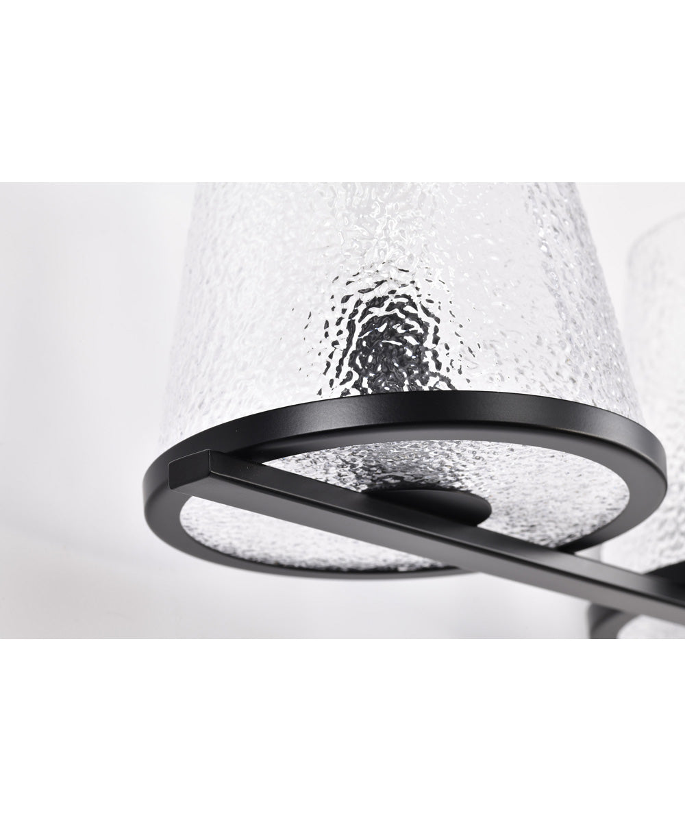 Valentine 4-Light Vanity & Wall Black