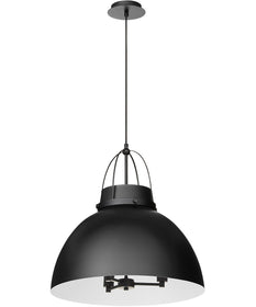 Pruitt 3-light Pendant Matte Black