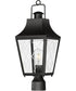 Storybook 1-Light Outdoor Post Black