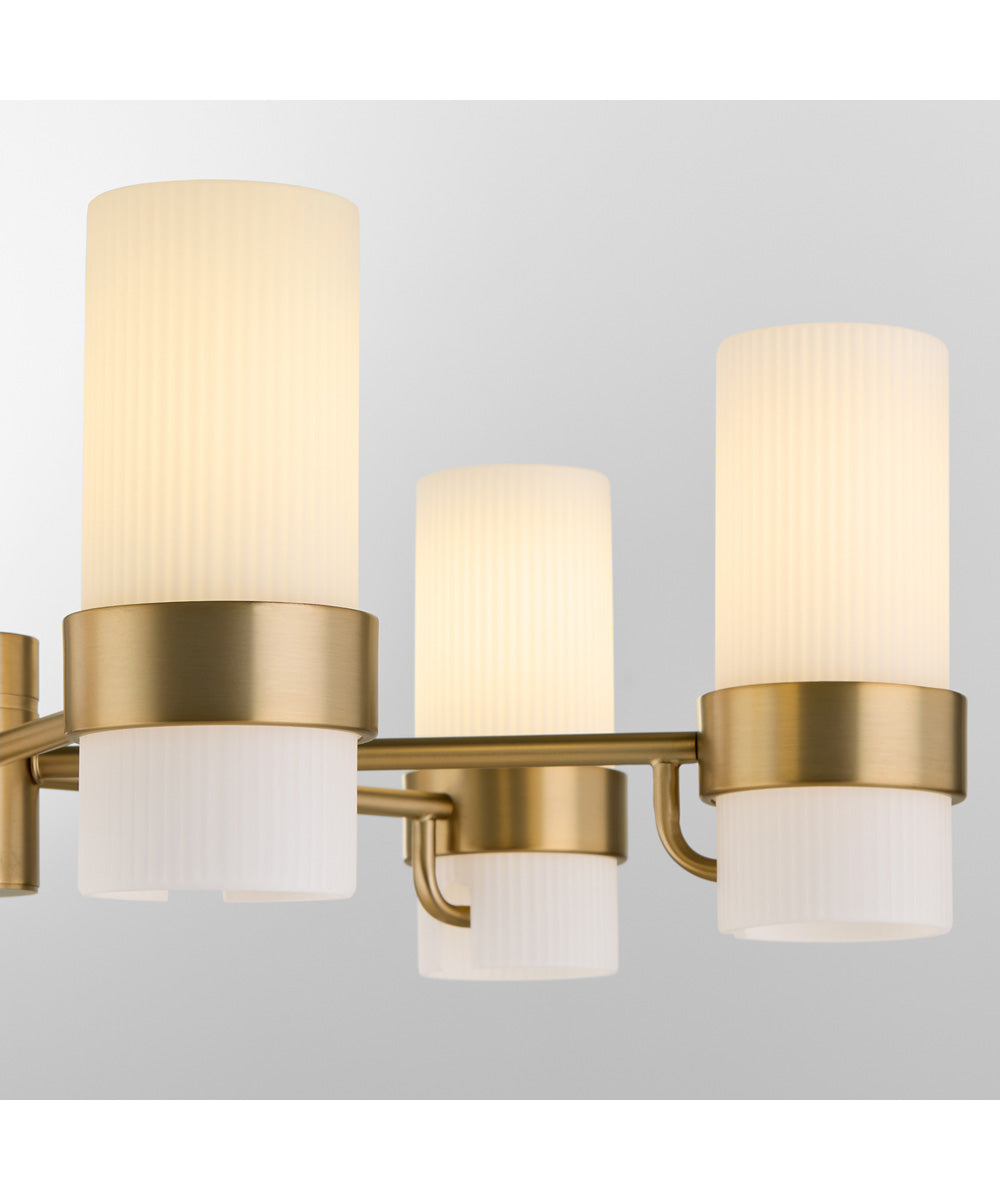 Sojourn 6-light Chandelier Brushed Brass
