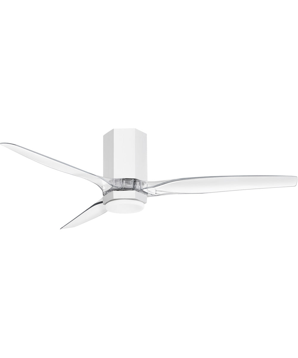Facet 52" LED Smart Fan Matte White
