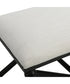 Andrews White Small Bench