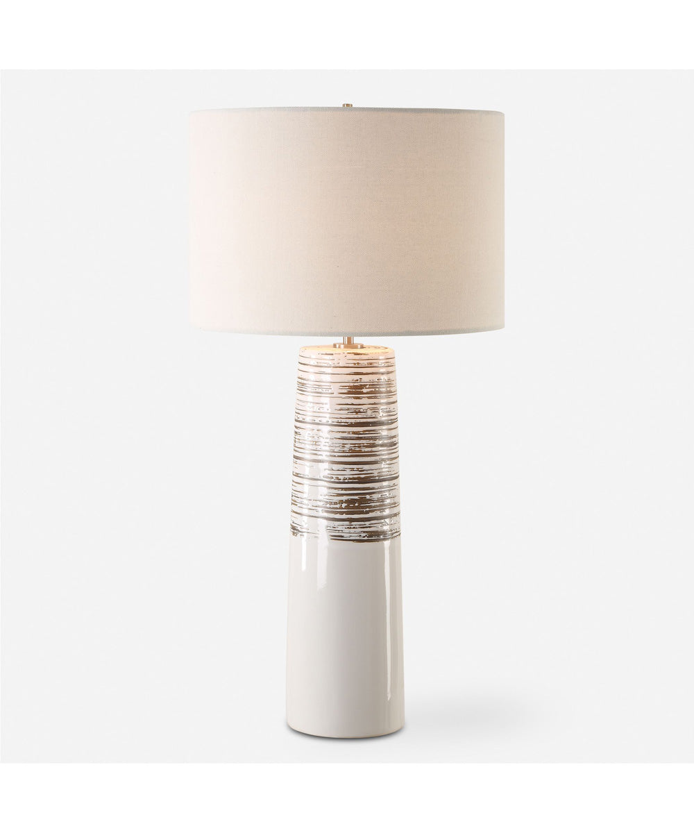 Haven White Glaze Table Lamp