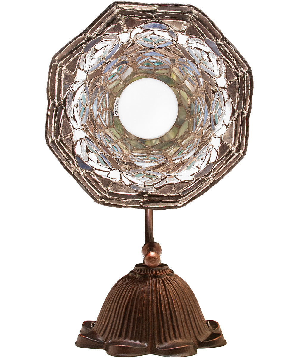8" Wide Tiffany Peacock Feather Wall Sconce