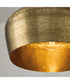 Myriah 1-Light Pendant Tibetan Hammered Brass