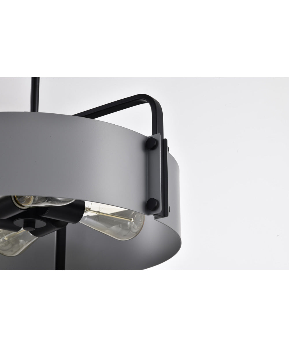 Altos 4-Light Pendant Matte Gray