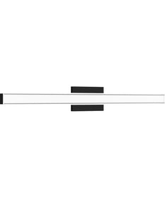 Phase 6.3 36 in. 5CCT Integrated LED Linear Vanity Light Black