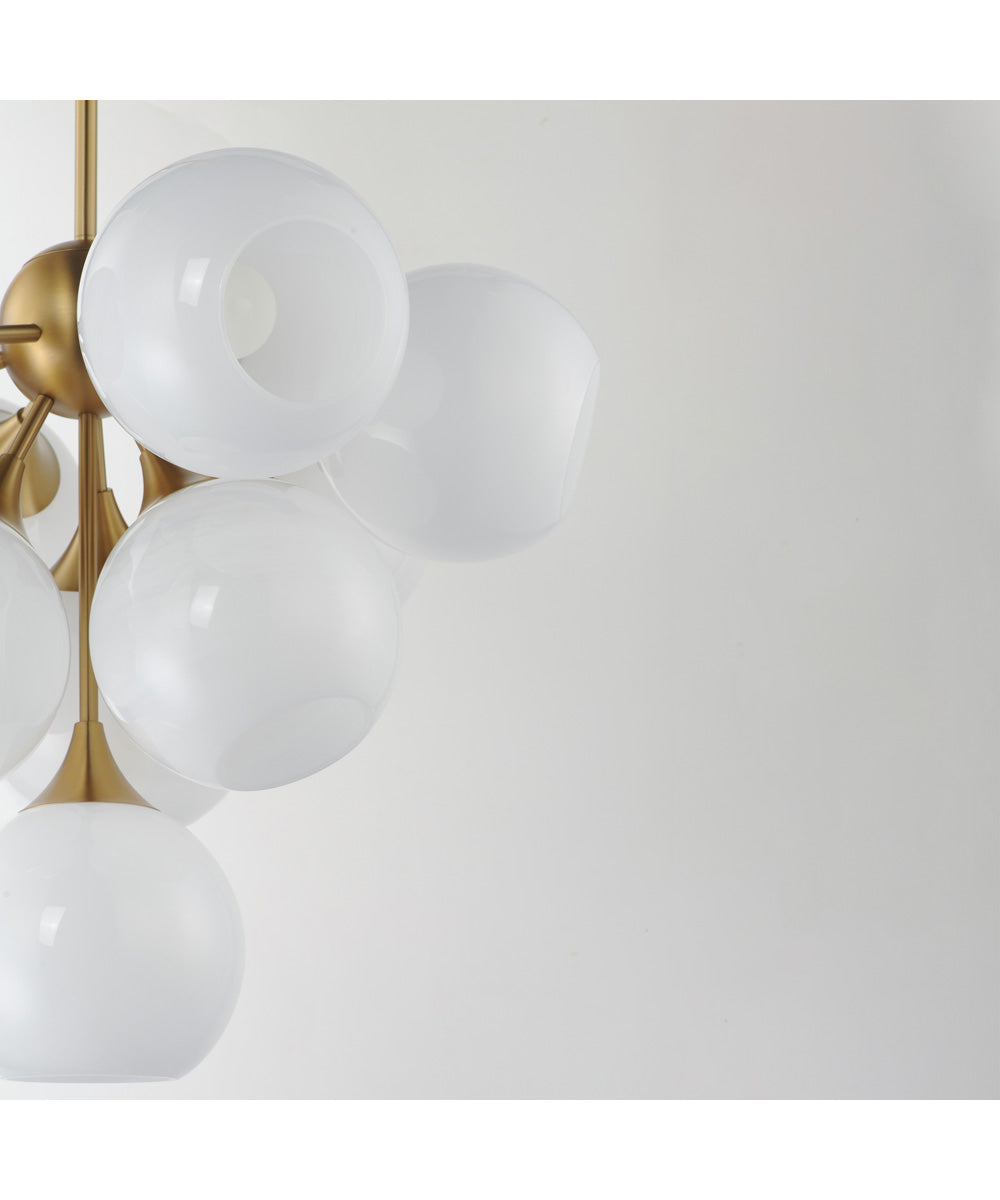 Neve 10-Light Pendant Natural Aged Brass