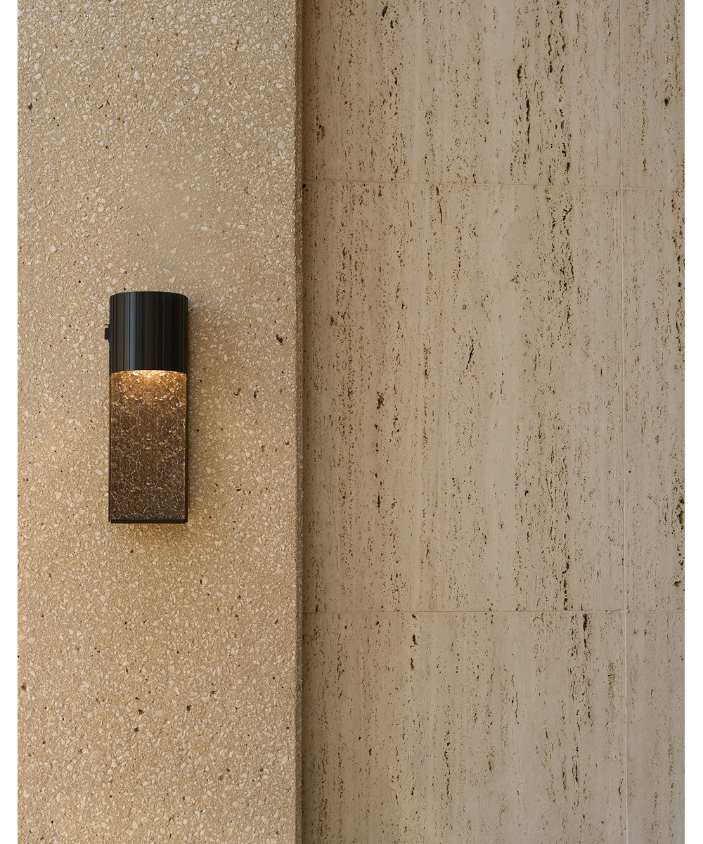 Cascata Outdoor Wall Sconce Wall Mount Light Fixture Black|Aged Copper