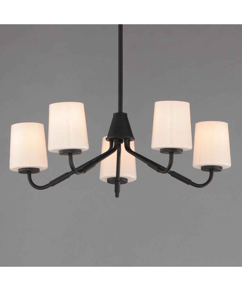 Durham 5-Light Chandelier Black