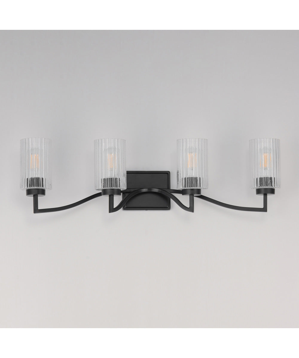 Rigata 4-Light Bath Vanity Black
