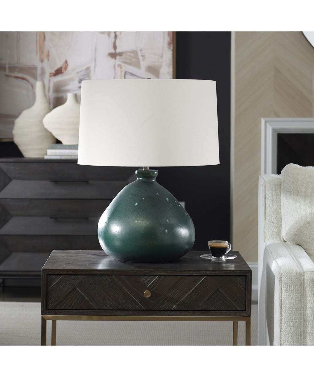 Killarney Distressed Green Table Lamp