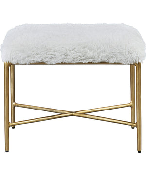 Charmed Sheepskin Small Bench