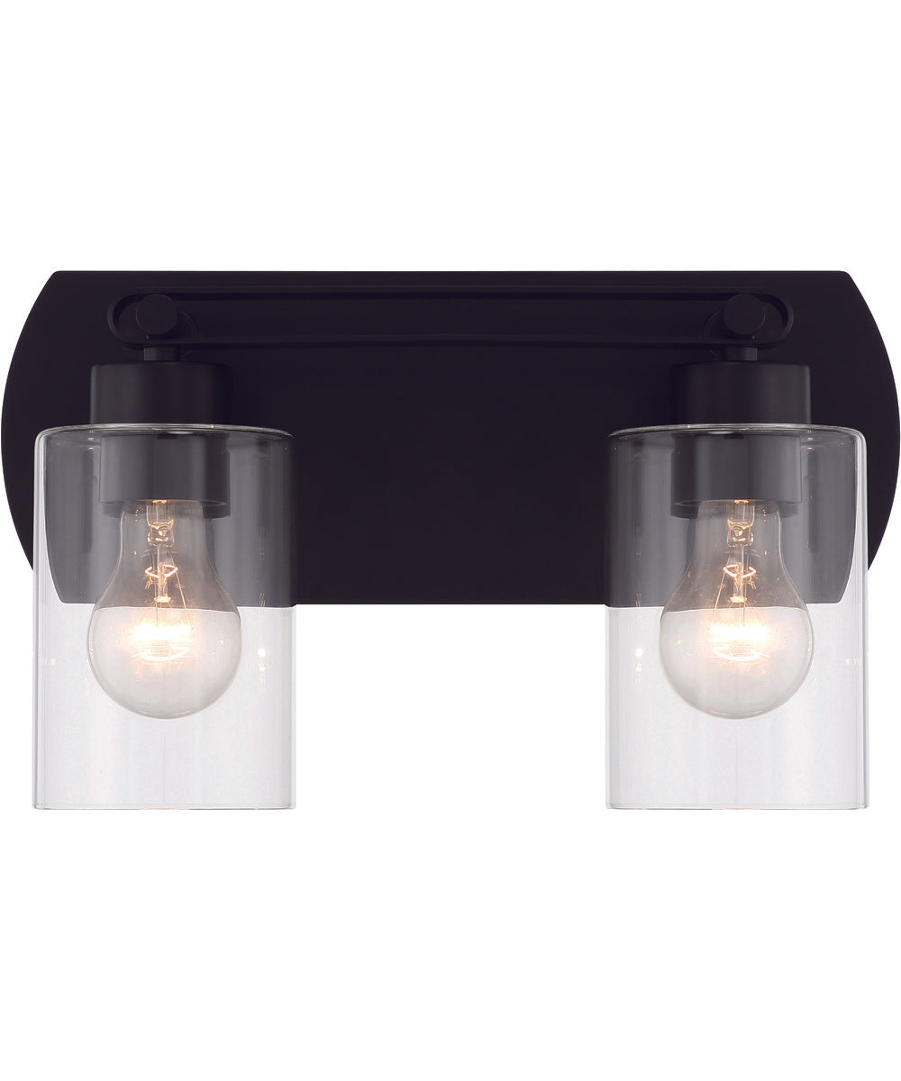 Hendrix 2-Light Lighting Flat Black