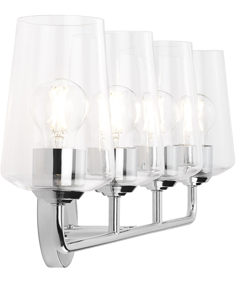 Celino 4-Light Bath & Vanity Polished Chrome