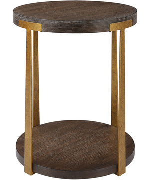 Palisade Round Wood Side Table
