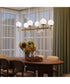 Rigsby 6-Light Linear Chandelier Brushed Gold