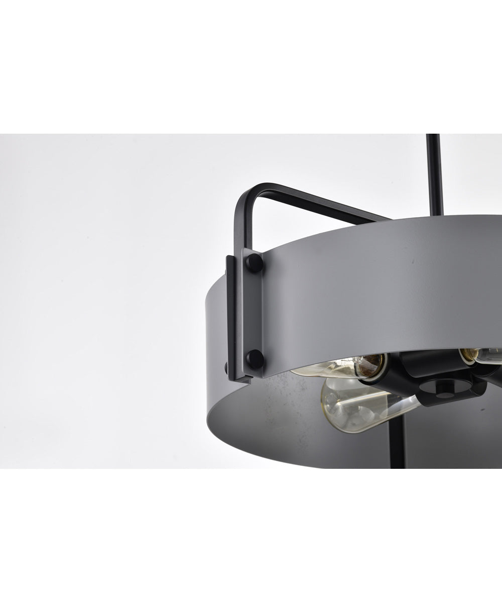 Altos 4-Light Pendant Matte Gray