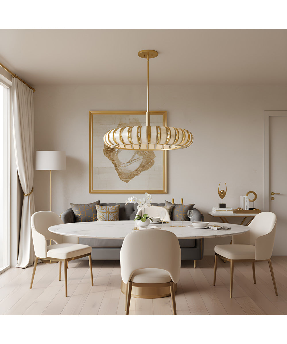 Knight 6-light Pendant Soft Gold