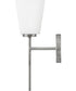 Bri 1-Light Medium Single Light Vanity in Brushed Nickel
