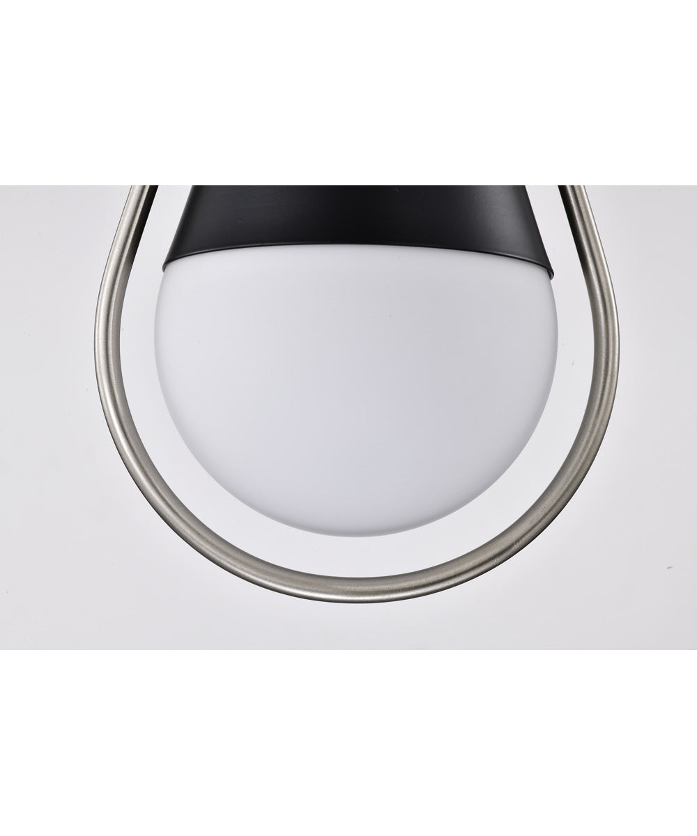 Admiral 1-Light Pendant Matte Black