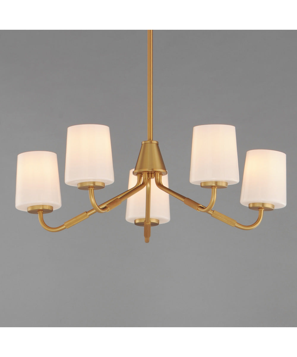 Durham 5-Light Chandelier Natural Aged Brass